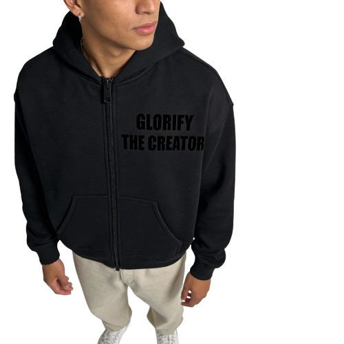 BLACK GLORY ZIP UP